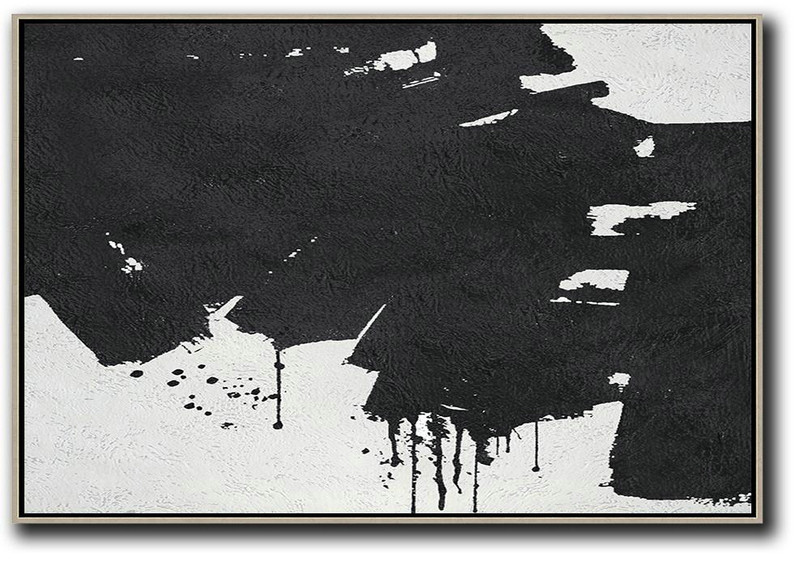 Canvas Wall Paintings,Oversized Horizontal Minimal Art On Canvas - Oversized Art
